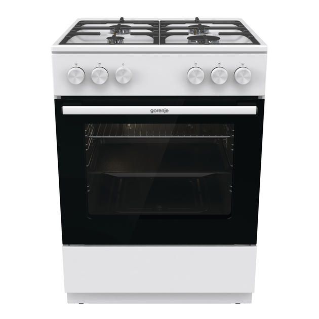 Плита Gorenje газова, 72л, 60x60см, чавун, білий