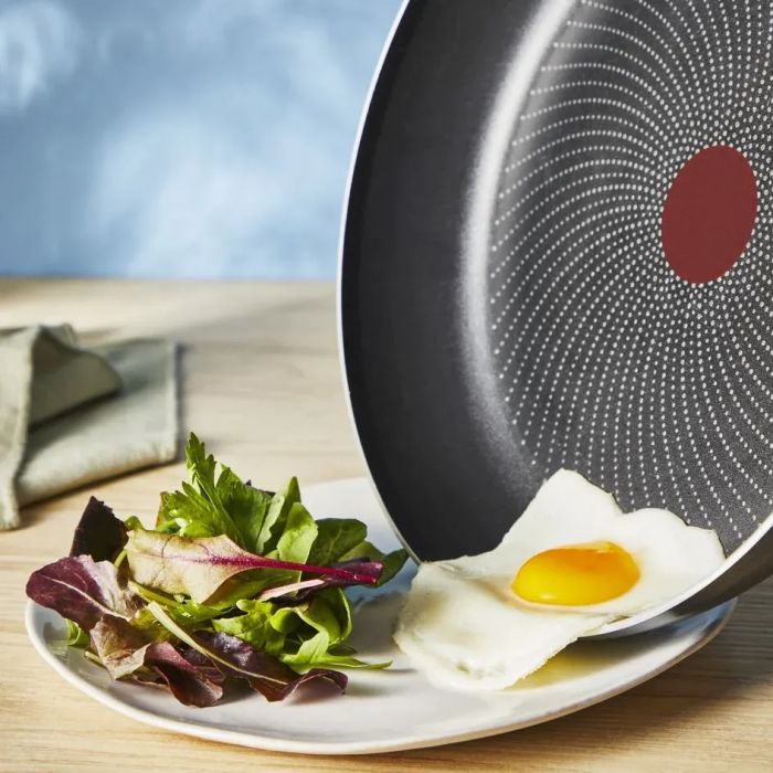 Сковорода з кришкою Tefal So' Light, 24см, алюміній, бакеліт, скло, чорний
