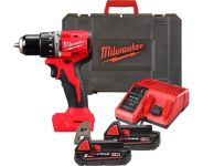 Шурупокрут-дриль акумуляторний Milwaukee BLPDRC-202C 18В 2х2А·год 60.5Нм 0·1700об/хв ЗП M12-18C кейс 1.5кг