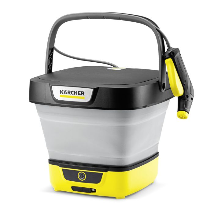 Минимойка низкого давления аккумуляторная Karcher OC 3 Foldable, 120л/ч, шланг 1.8м, бак для воды 8л, вес 2.2кг, USB-C