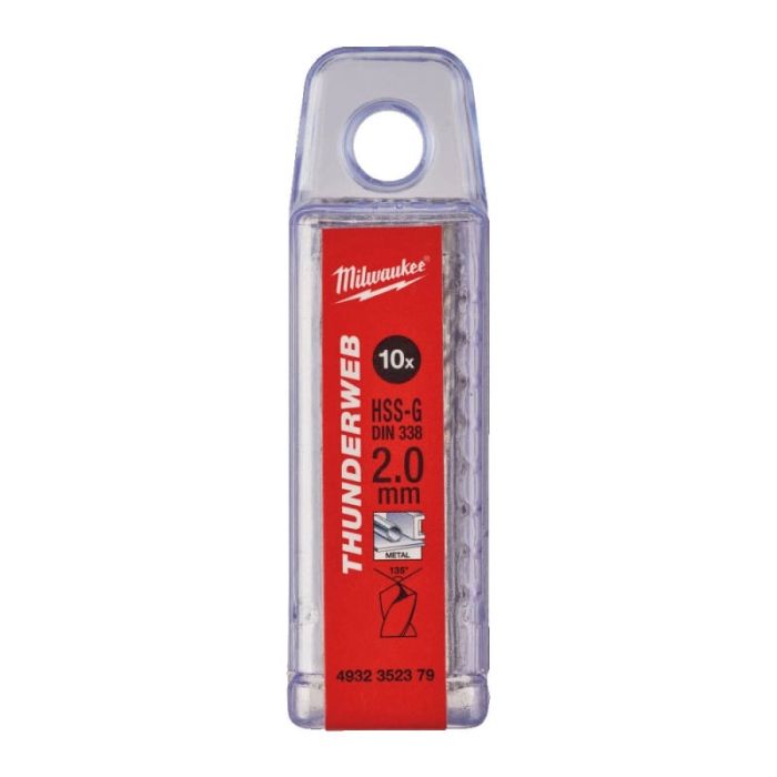 Свердло по металу Milwaukee Thunderweb HSS-G, 2х24х49мм, 10шт