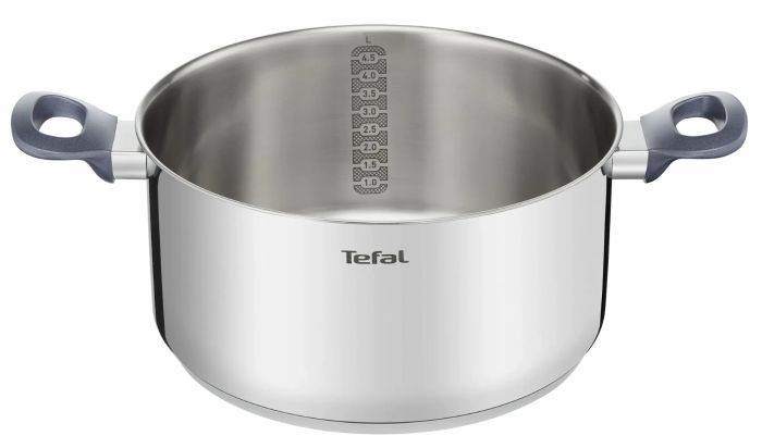 Кастрюля Tefal Daily Cook с крышкой, 24см, нержавеющая сталь, алюминий, бакелит