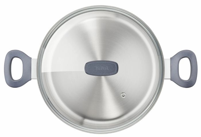 Кастрюля Tefal Daily Cook с крышкой, 24см, нержавеющая сталь, алюминий, бакелит