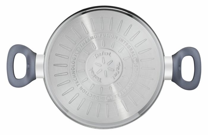 Кастрюля Tefal Daily Cook с крышкой, 24см, нержавеющая сталь, алюминий, бакелит
