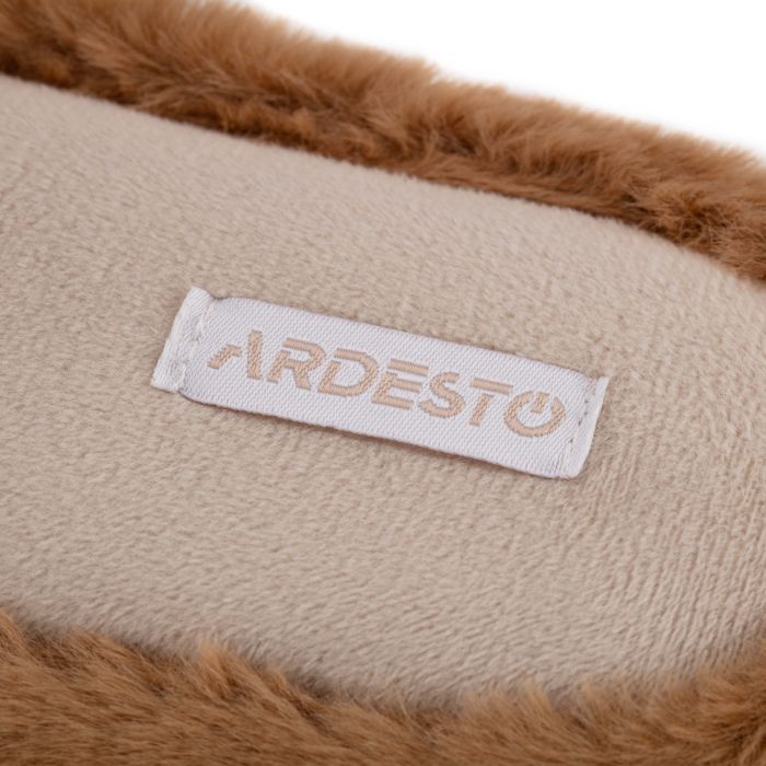 Взуття домашнє Ardesto Christmas 36/37 розмір, 100% поліестер, підошва 100% гума, коричневий