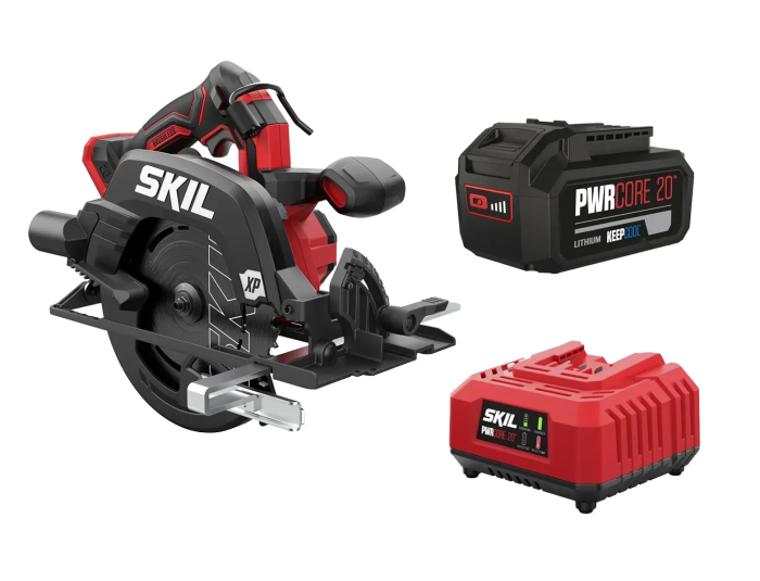 Пила дисковая аккумуляторная SKIL 3571 CA XP безщіткова 20В 1х5А·час 184мм 2.95кг