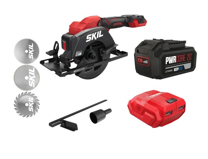 Пила дискова акумуляторна SKIL 3540 CA Compact 20В 1х5А·год 120мм 1.8кг