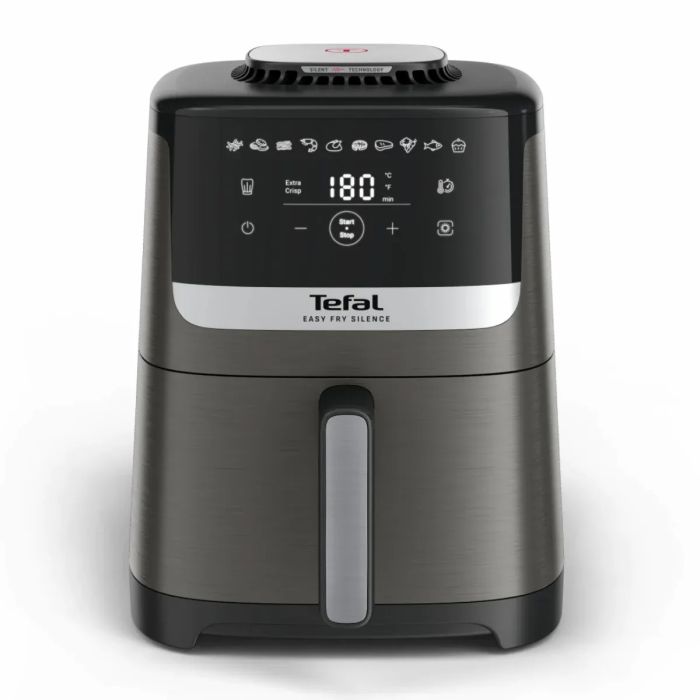 Мультипечь Tefal Easy Fry Silence, 1670Вт, чаша-5л, сенсорное управл., пластик, нерж. сталь, черный