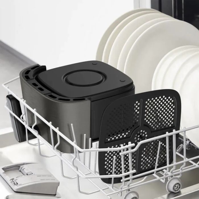 Мультипечь Tefal Easy Fry Silence, 1670Вт, чаша-5л, сенсорное управл., пластик, нерж. сталь, черный
