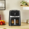 Мультипіч Tefal Easy Fry Silence Vision, 1670Вт, чаша-5л, сенсорне керув., 10 програм, з віконцем, пластик, чорний