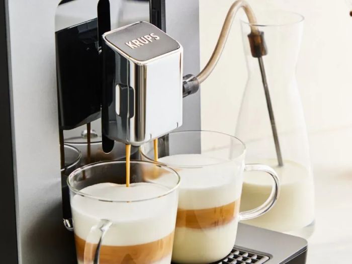 Кофемашина Krups Evidence Hot & Cold 2.3л, зерно, автомат.капучинатор, OLED диспл, авторецептов - 18, серо - черный