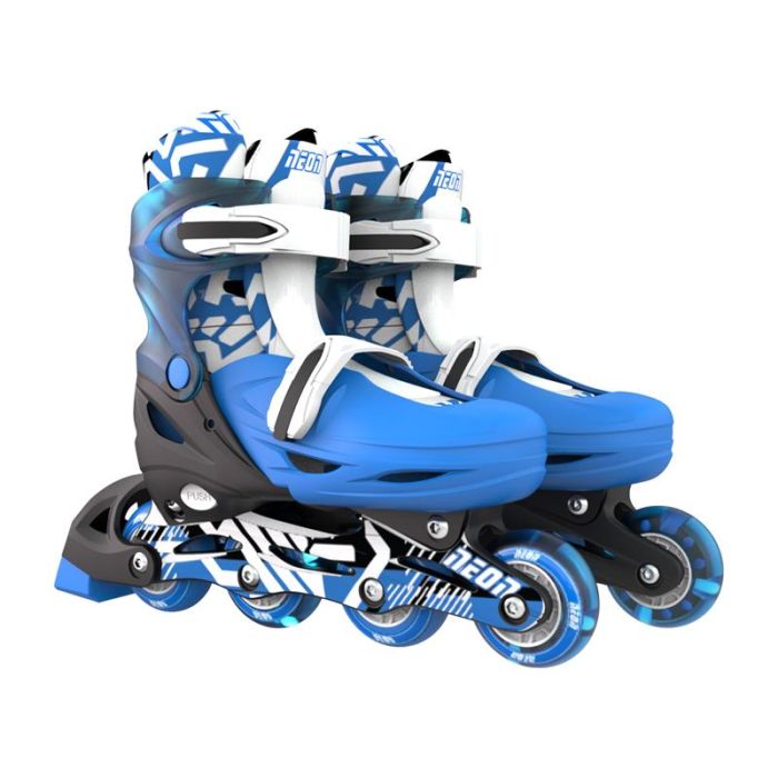 Роликовые коньки Neon Inline, размер 34-37, синий