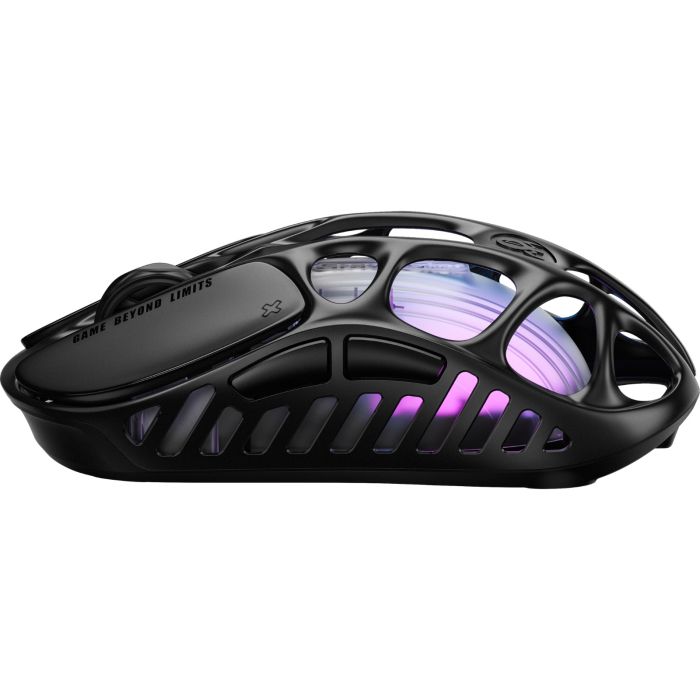 Мышь GravaStar Mercury X Pro, 8K, BT/WL/USB-A, RGB, чорний