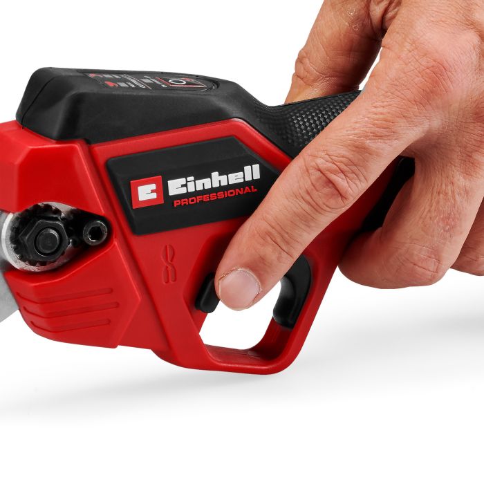 Секатор аккумуляторный Einhell GP-LS 18/28 Li BL - Solo, PXC, 18В, бесщеточный, толщ. 28/14 мм, сталь SK5, 0.82 кг (без АКБ и ЗУ)