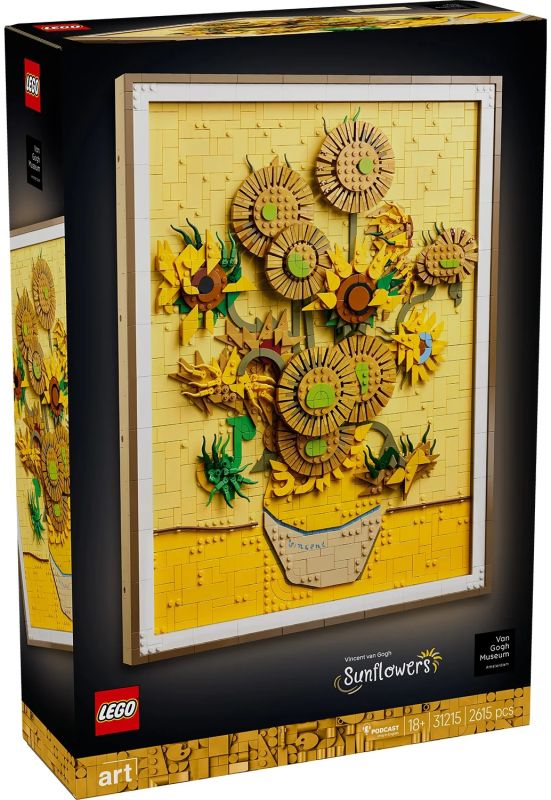 Конструктор LEGO ART Vincent van Gogh — Соняшники