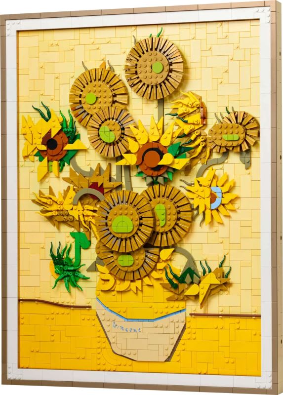 Конструктор LEGO ART Vincent van Gogh — Подсолнухи