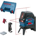 Нівелір лазерний Bosch Professional GCL2-50+RM1+BM3 до 20м, ±0.3мм/м, 4AAx1.5В, IP54, чохол, мішеннь, кейс, 0.6кг