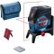 Нивелир лазерный Bosch GCL2-50C+RM2 до 20м, ±0.3мм/м, 4AAx1.5В, IP54, чехол, 0.6кг