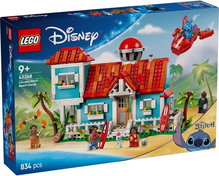 Конструктор LEGO Disney Classic Пляжный дом Лило и Стич