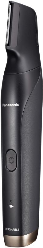 Тример Panasonic, для бороди, вусів, голови та тіла, мережа+акум., насадок-2, чохол, швидка зарядка, чорно-золотий