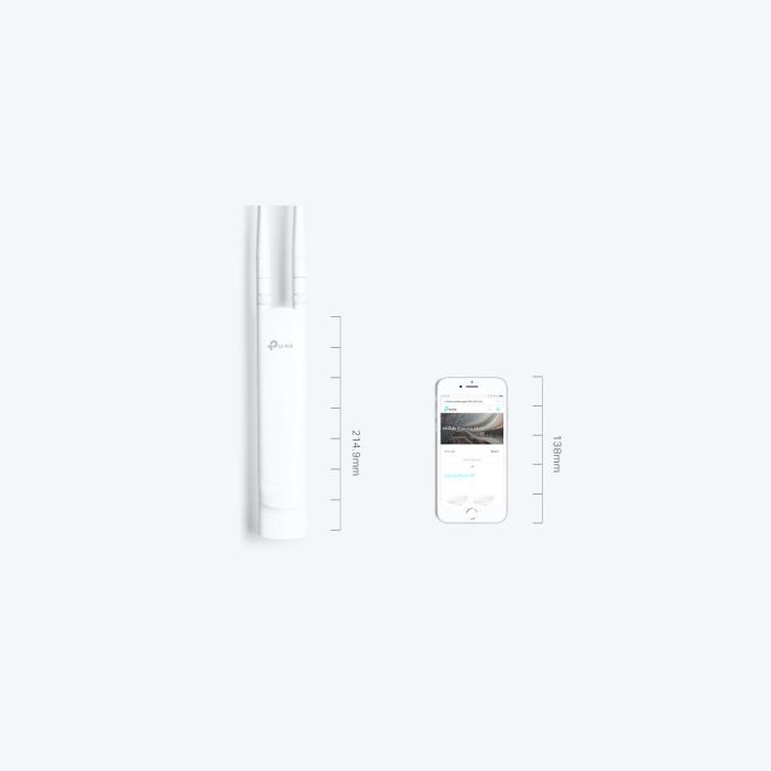 Точка доступу TP-LINK EAP113 OUTDOOR N300, 1хFE LAN, Passive PoE