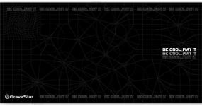 Ігрова поверхня GravaStar Gaming Pad, XL (800x400x3мм), чорний