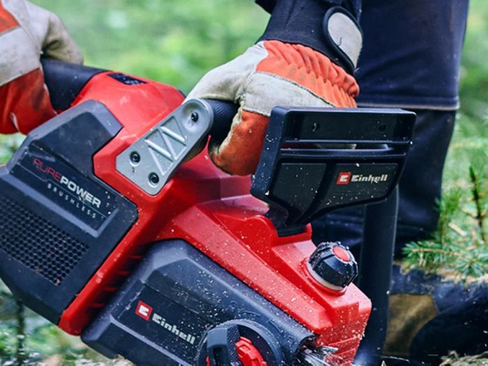Пила цепная аккумуляторная Einhell GP-LC 36/40 Li BL - Solo, PXC, 36В, шина 40 см, бесщеточная, 19 м/с, 4.8 кг (без АКБ и ЗУ)