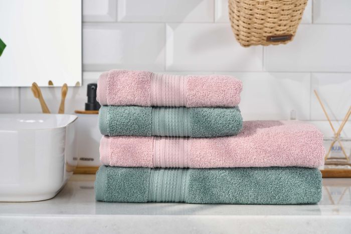 Рушник махровий Ardesto SuperSoft 70х140см, 100% бавовна, рожевий