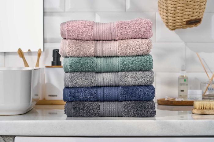 Полотенце махровое Ardesto SuperSoft 70х140см, 100% хлопок, серый