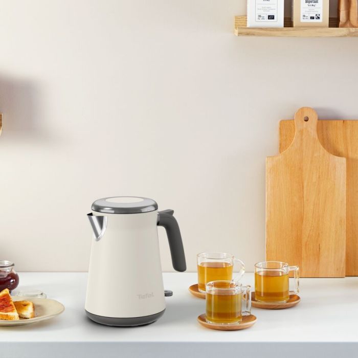 Электрочайник Tefal Collection 1.7л, Strix, нерж. сталь, белый