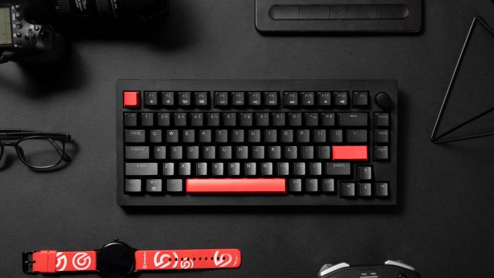 Клавіатура механічна Lemokey X4 84Key, Keychron Brown, USB-A, QMK/VIA, Hot-Swap, EN/UKR, RGB, чорний