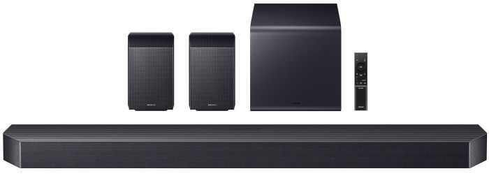 Саундбар Samsung HW-Q990F 756Вт, 11.1.4, BT, HDMI-ARC, Wi-Fi, саб, Dolby Atmos, черный