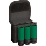 Набір ударних торцевих головок Bosch Professional Extra Deep 3шт 1/2" 85мм