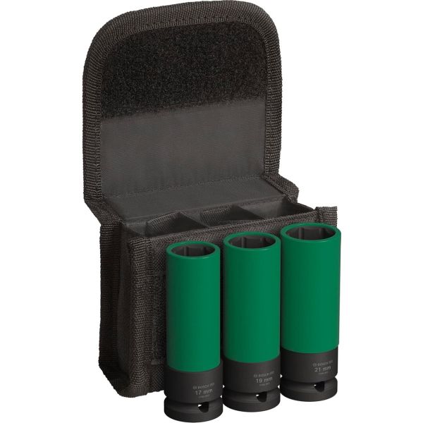 Набор ударных торцевых головок Bosch Professional Extra Deep 3шт 1/2" 85мм