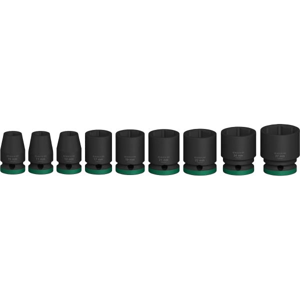 Набор ударных торцевых головок Bosch Professional Standart 9шт 1/2"