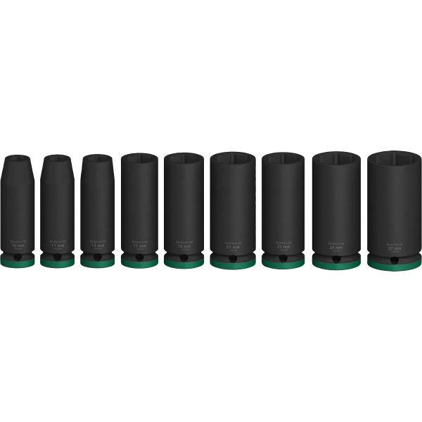 Набір ударних торцевих головок Bosch Professional Deep 1/2" 9шт
