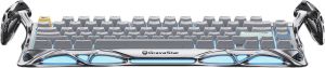 Клавиатура механическая GravaStar Mercury K1 Pro 80keys, GravaStar x Kailh Speedy Mint, EN/UKR, BT/WL/USB, сірий