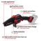 Пила цепная аккумуляторная Einhell GE-PS 18/15 Li BL Kit, PXC 18В, 1х2.5А·час, бесщеточная, шина 158мм, рез 125мм, 4.8м/с, 1.1кг