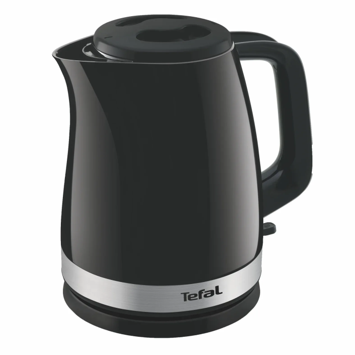 Электрочайник Tefal Delfini 1.5л, пластик, серебристо-черный