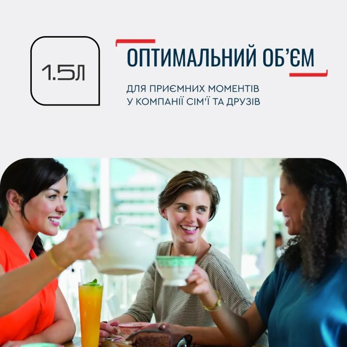 Электрочайник Tefal Delfini 1.5л, пластик, серебристо-черный