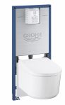 Комплект Grohe Rapid SLX унітаз/біде з прихованим монтажем 4 в 1.