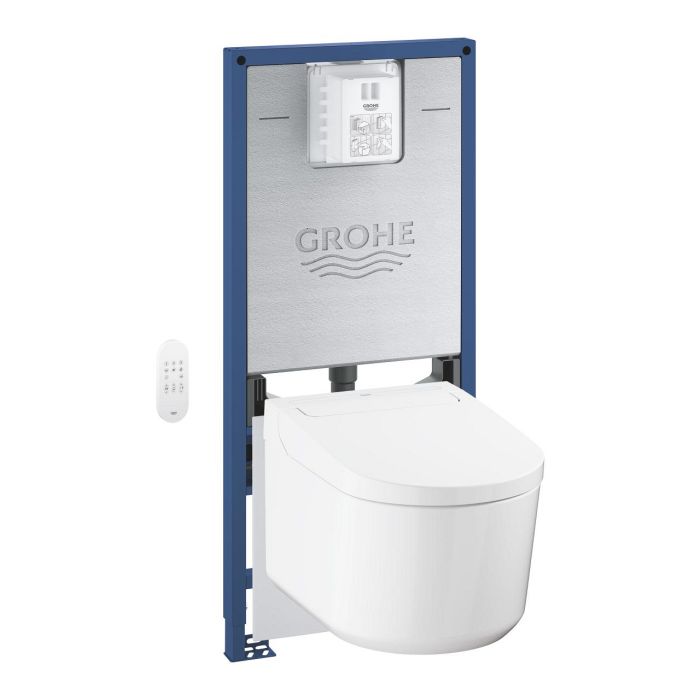Комплект Grohe Rapid SLX унитаз/биде со скрытым монтажом 4 в 1