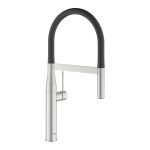 Змішувач для кухні Grohe Essence, довж.виливу - 240мм, поворотний/гнучкий, 1важіль, супер сталь