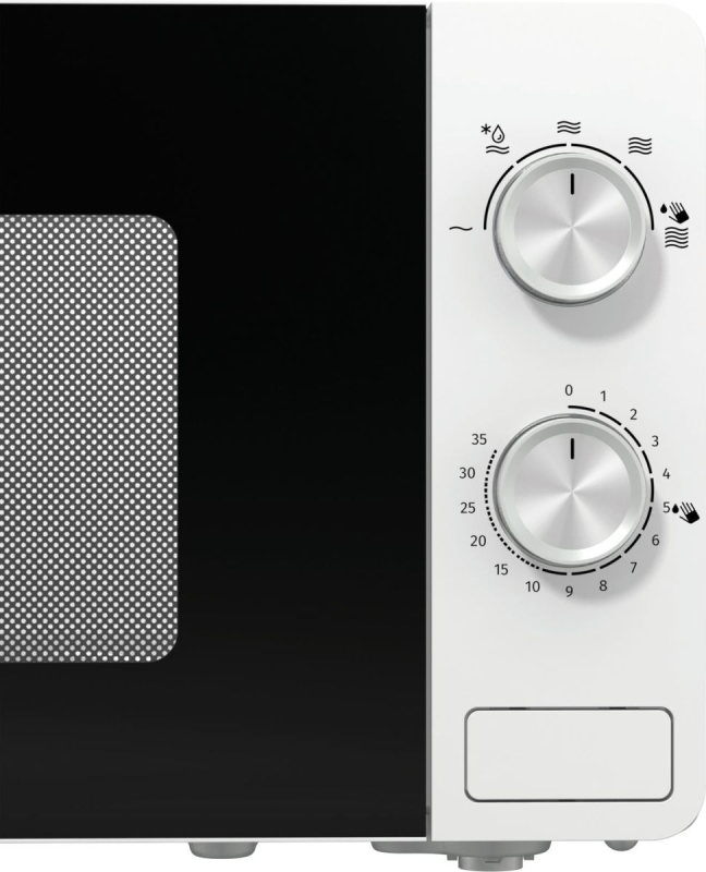 Мікрохвильова піч Gorenje, 20л, мех. керув., 800Вт, білий