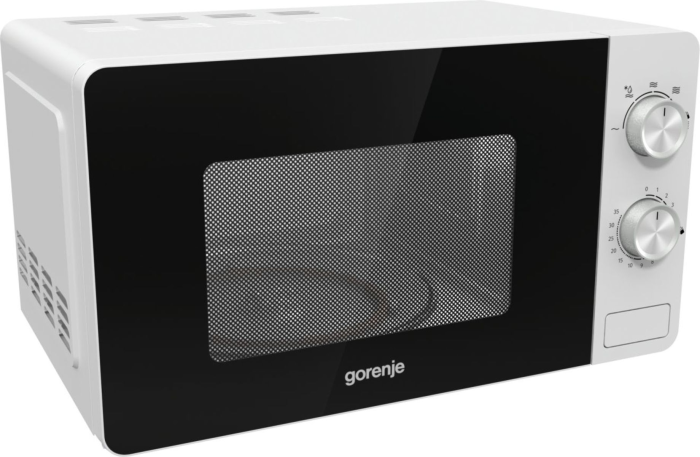 Мікрохвильова піч Gorenje, 20л, мех. керув., 800Вт, білий