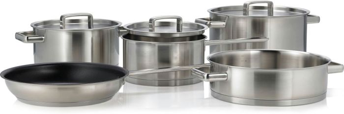Набор посуды Gorenje CHEF'S COLLECTION, 8 предметов, нержавеющая сталь