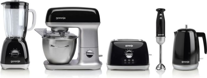 Электрочайник Gorenje 1.7л, Strix контроль, черный