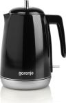 Электрочайник Gorenje 1.7л, Strix контроль, черный