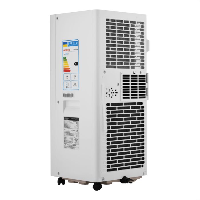 Кондиціонер мобільний ARDESTO CoolFlex 25м2 on/off 9000BTU 2.5кВт A/- R290 білий