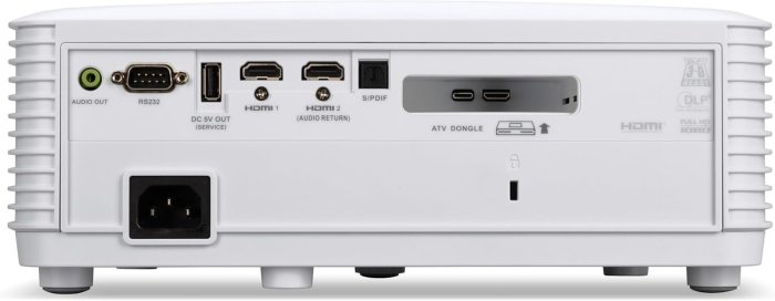 Проєктор домашнього кінотеатру Acer Vero HL6510ATV FHD, 5000 lm, LASER, 1.15-1.5, Android TV